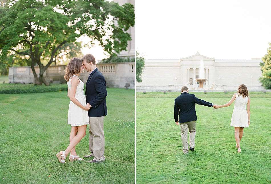 A University Circle engagement session with Brittany and Tony.