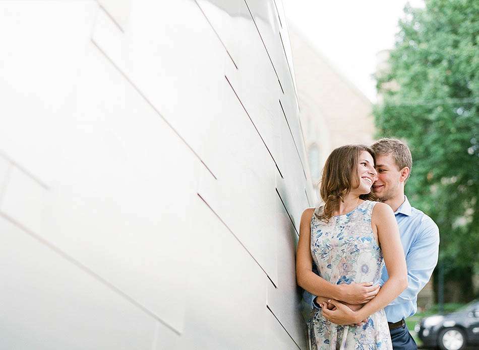 A University Circle engagement session with Brittany and Tony.