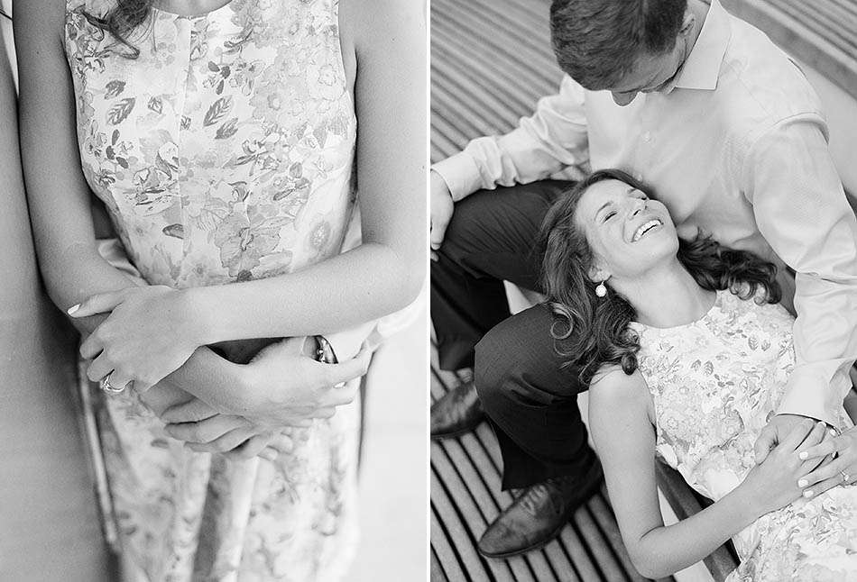 A University Circle engagement session with Brittany and Tony.