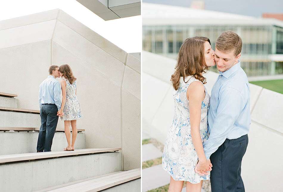 A University Circle engagement session with Brittany and Tony.