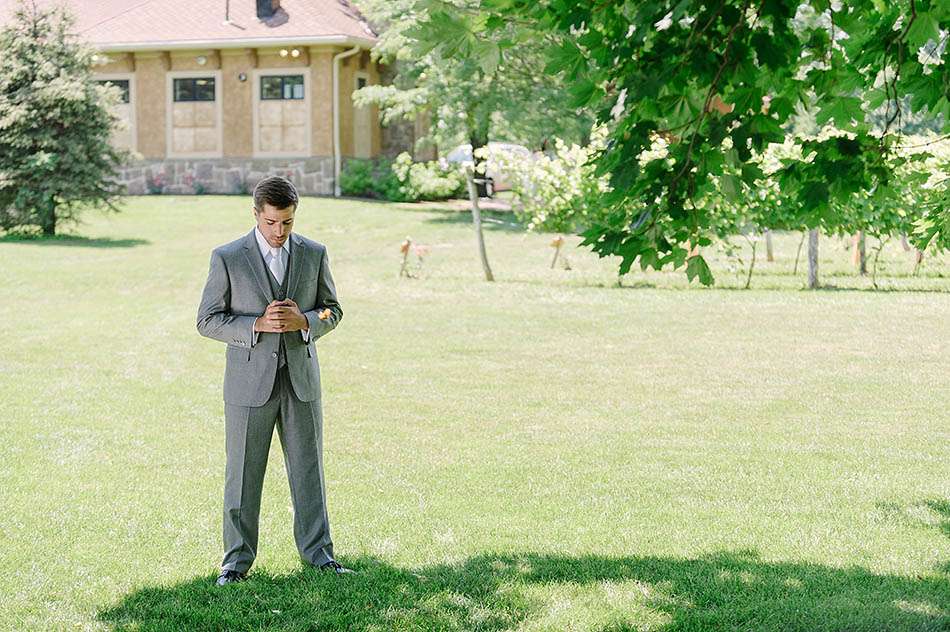 a sunny summer Gervasi Vineyard wedding in Canton, Ohio captured on film by Cleveland wedding photographer Hunter Photographic