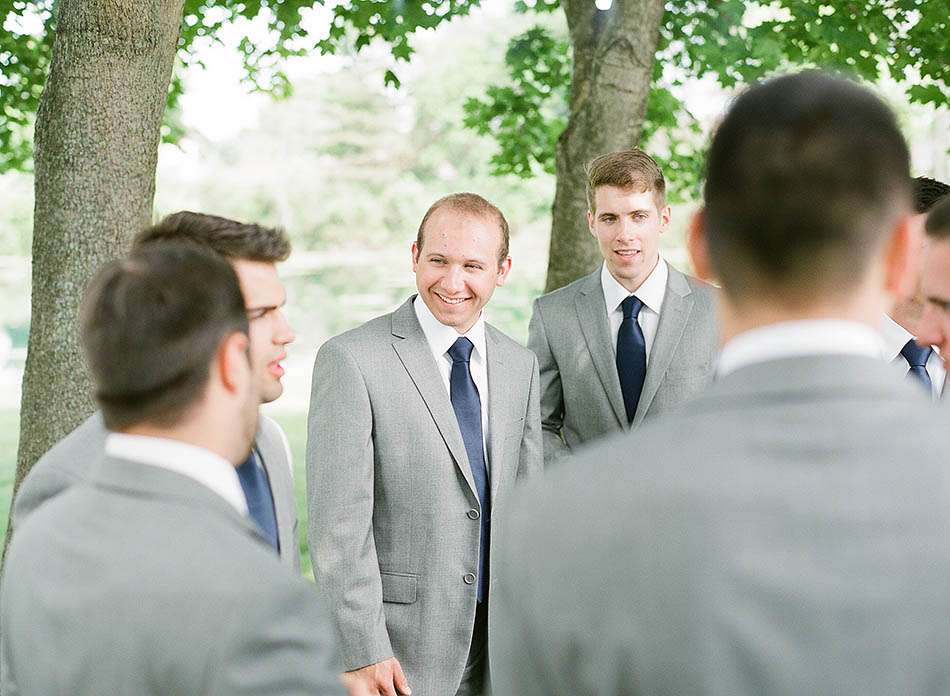 a sunny summer Gervasi Vineyard wedding in Canton, Ohio captured on film by Cleveland wedding photographer Hunter Photographic