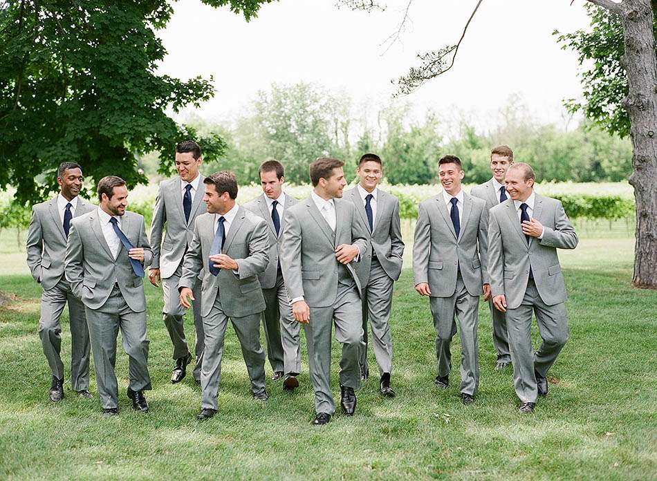 a sunny summer Gervasi Vineyard wedding in Canton, Ohio captured on film by Cleveland wedding photographer Hunter Photographic