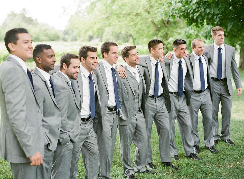 a sunny summer Gervasi Vineyard wedding in Canton, Ohio captured on film by Cleveland wedding photographer Hunter Photographic