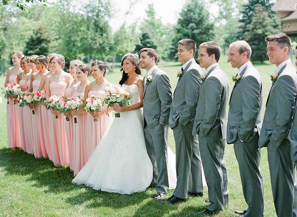 a sunny summer Gervasi Vineyard wedding in Canton, Ohio captured on film by Cleveland wedding photographer Hunter Photographic