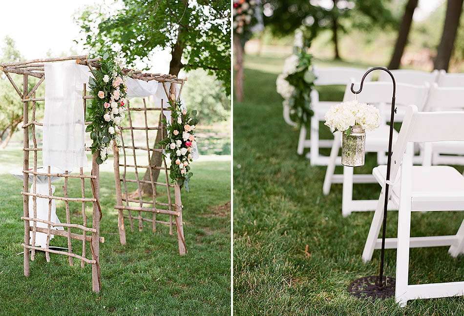 a sunny summer Gervasi Vineyard wedding in Canton, Ohio captured on film by Cleveland wedding photographer Hunter Photographic
