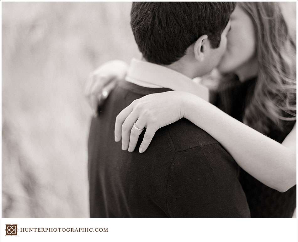 Holden Arboretum autumn engagement session with Megan and Pezh