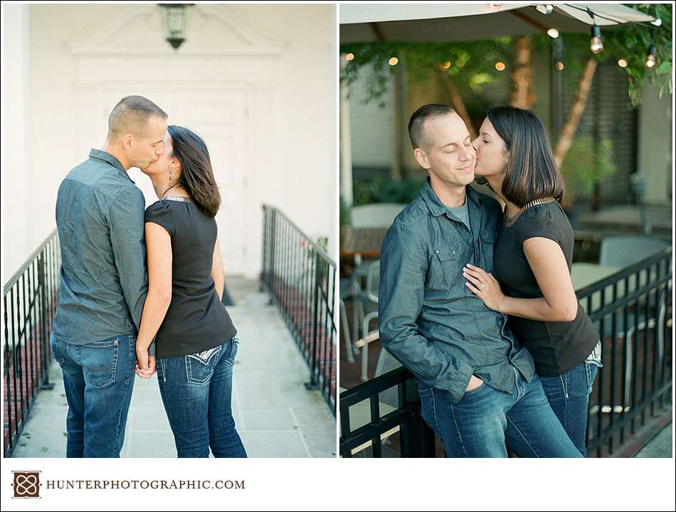Autumn engagement session in Chagrin Falls with Sara and Ryan