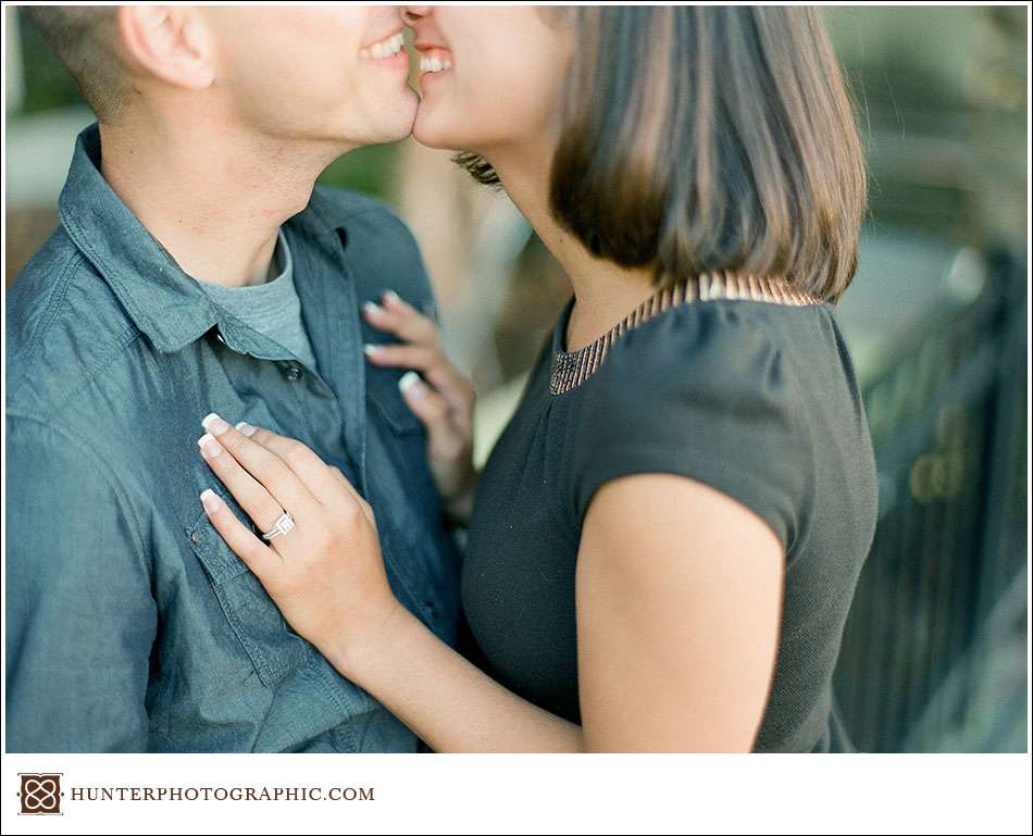 Autumn engagement session in Chagrin Falls with Sara and Ryan
