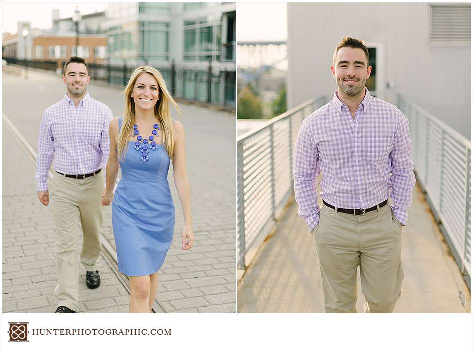 Summer engagement session by the lake with Sarah and John.
