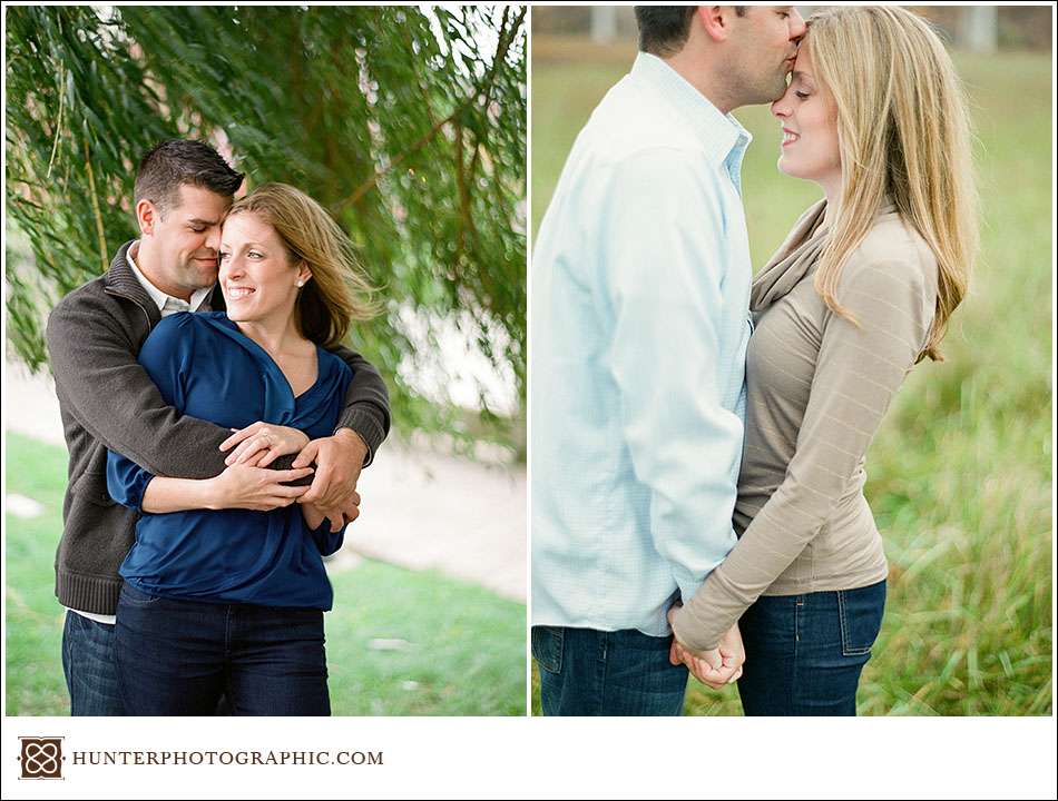 Wild weather engagement session in Cleveland with Vanessa and Ryan