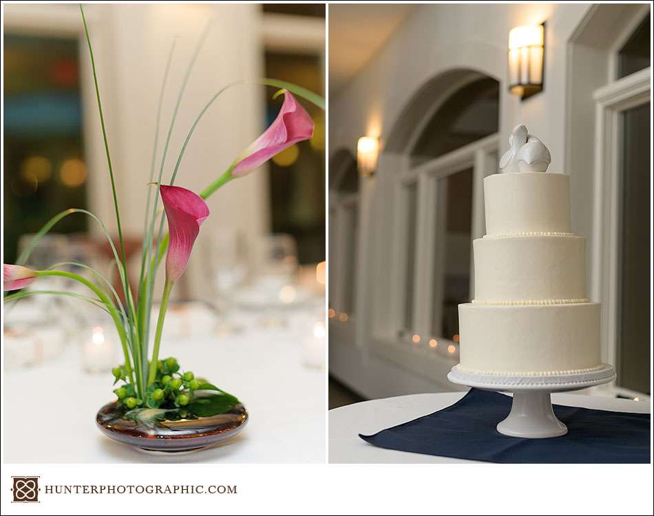 Autumn wedding at Holden Arboretum's Lantern Court