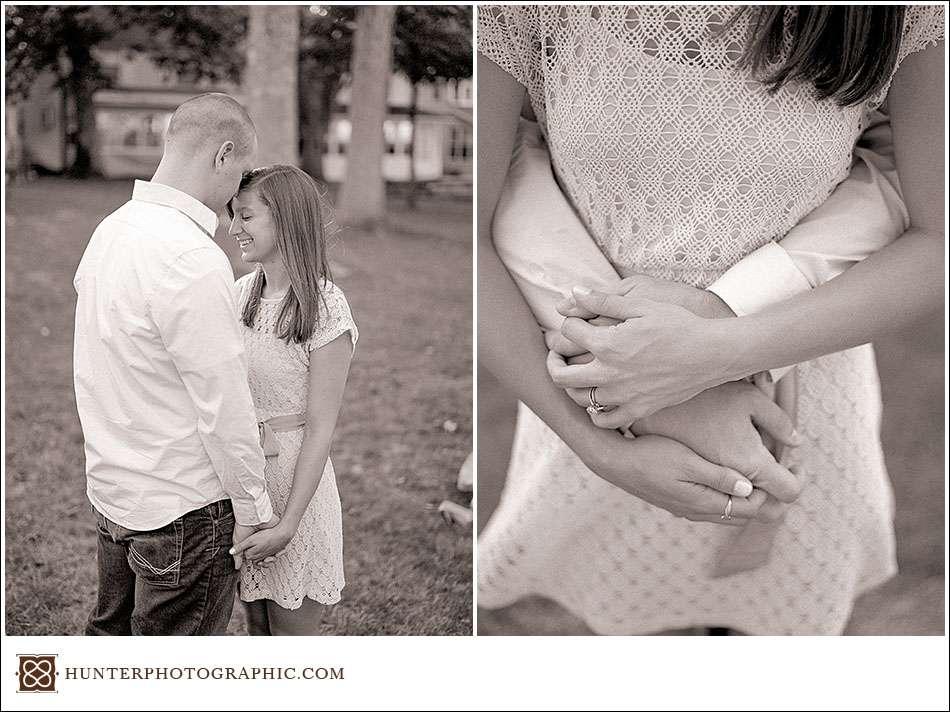 Lakeside, Ohio summer engagement session with Renee and Cheney
