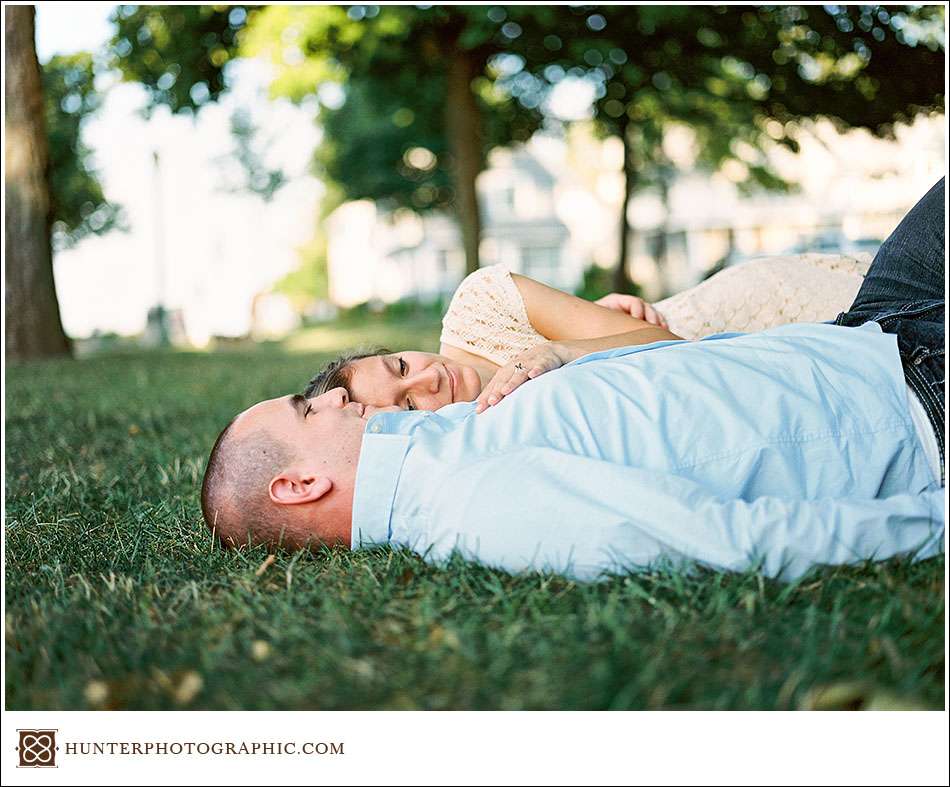 Lakeside, Ohio summer engagement session with Renee and Cheney