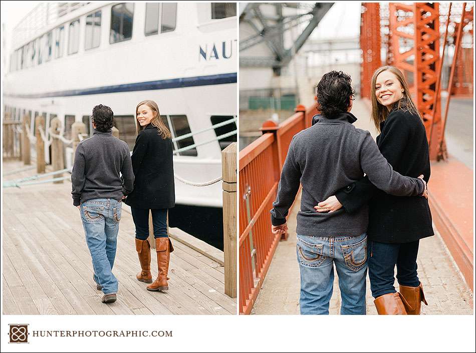 Laura and John - Cleveland winter engagement and love found