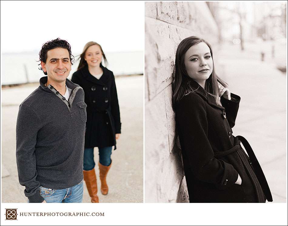 Laura and John - Cleveland winter engagement and love found