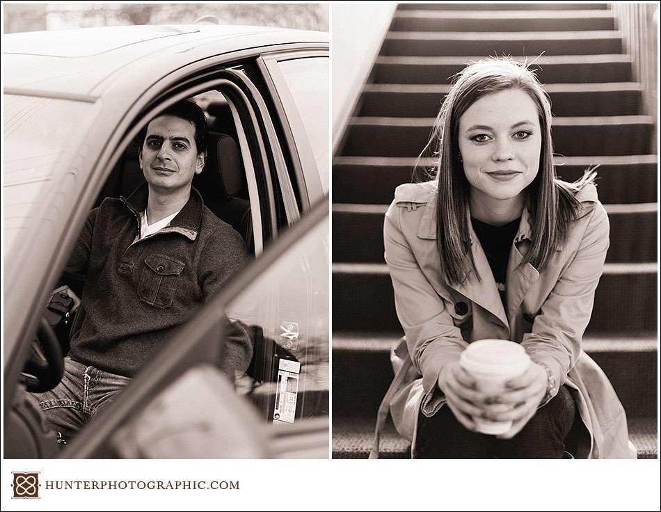 Laura and John - Cleveland winter engagement and love found