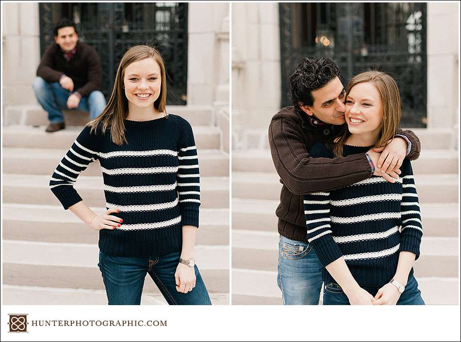 Laura and John - Cleveland winter engagement and love found