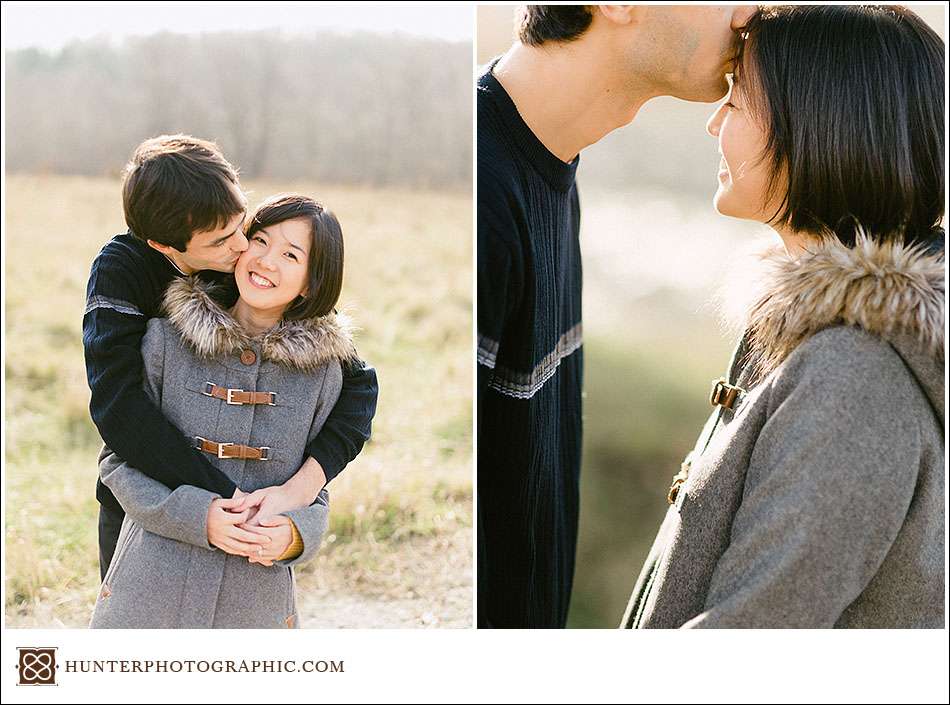 Makiko & Dylan - engagement photos south of Cleveland