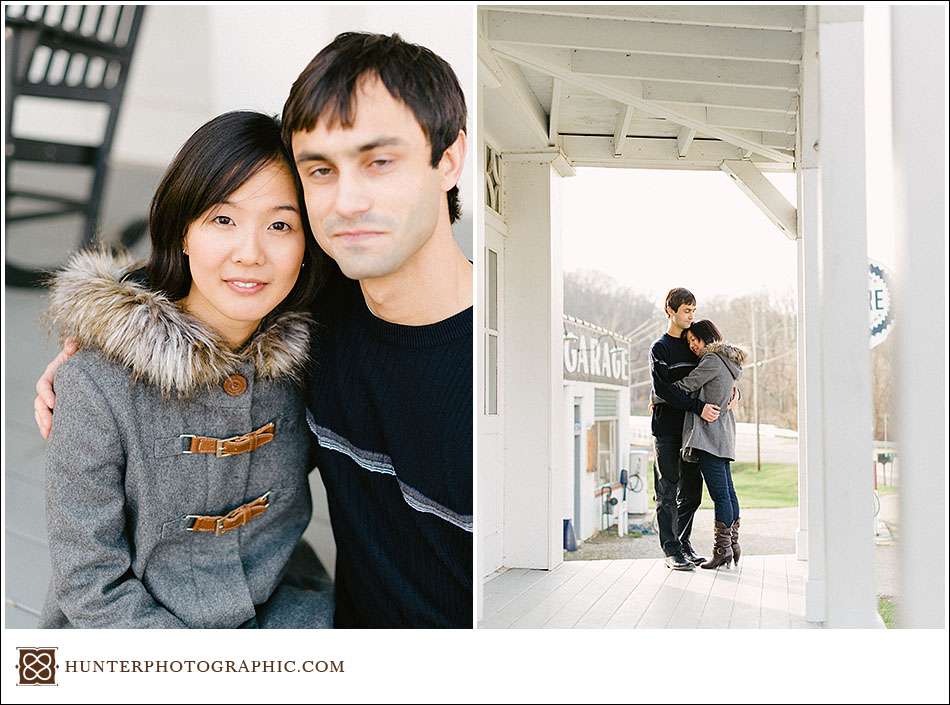 Makiko & Dylan - engagement photos south of Cleveland