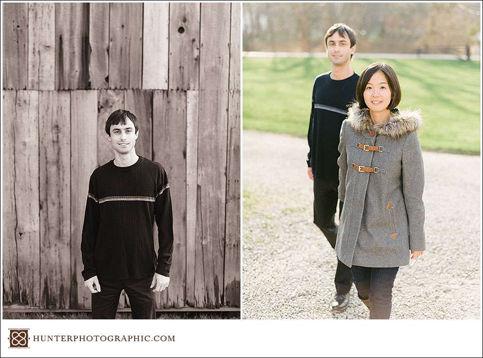 Makiko & Dylan - engagement photos south of Cleveland