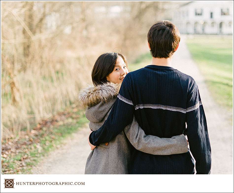 Makiko & Dylan - engagement photos south of Cleveland