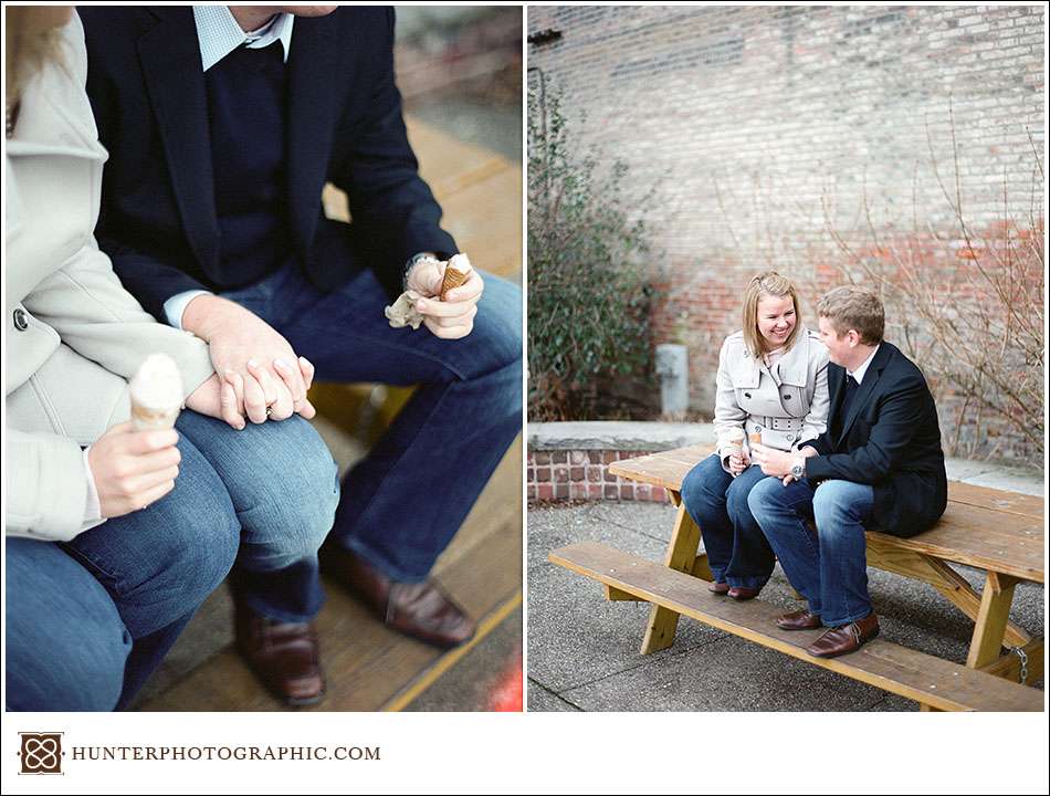 Meredith Gibson and Hunter Cavell engagement session